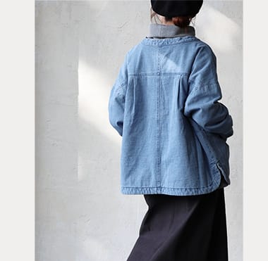 デニムジャケット レディース 暖かい 裏フリース ワイド Gジャン