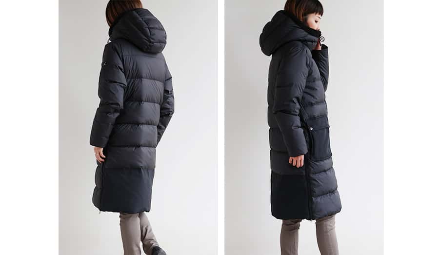 ダウンコート レディース ダウン ミドル丈 撥水 軽い 防風 暖かい